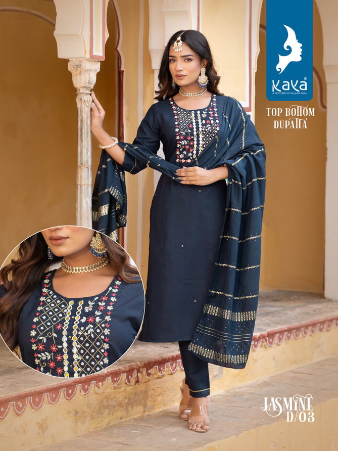 Jasmine By Kaya Silk Designer Readymade Suits Catalog